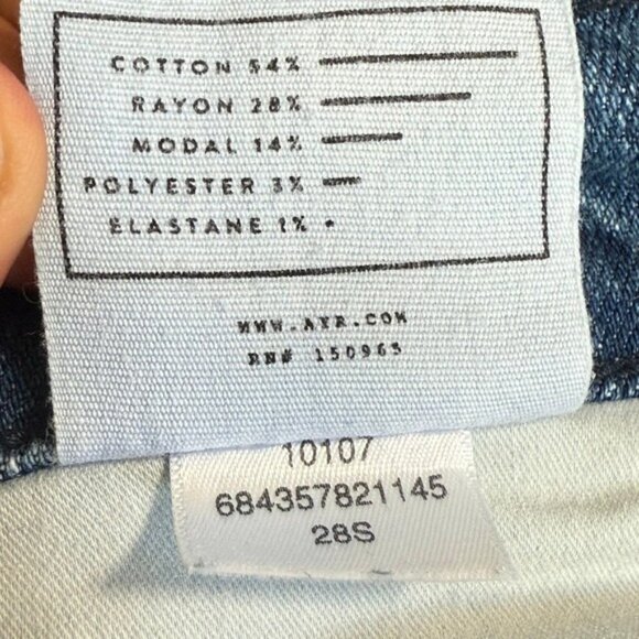 AYR Wide Leg Secret Sauce Comfort Stretch Jeans Size 28S Med Wash Lux Denim Boho - Picture 8 of 13